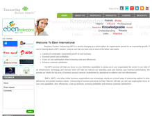 Tablet Screenshot of ebeninternational.com